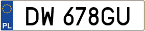 Truck License Plate